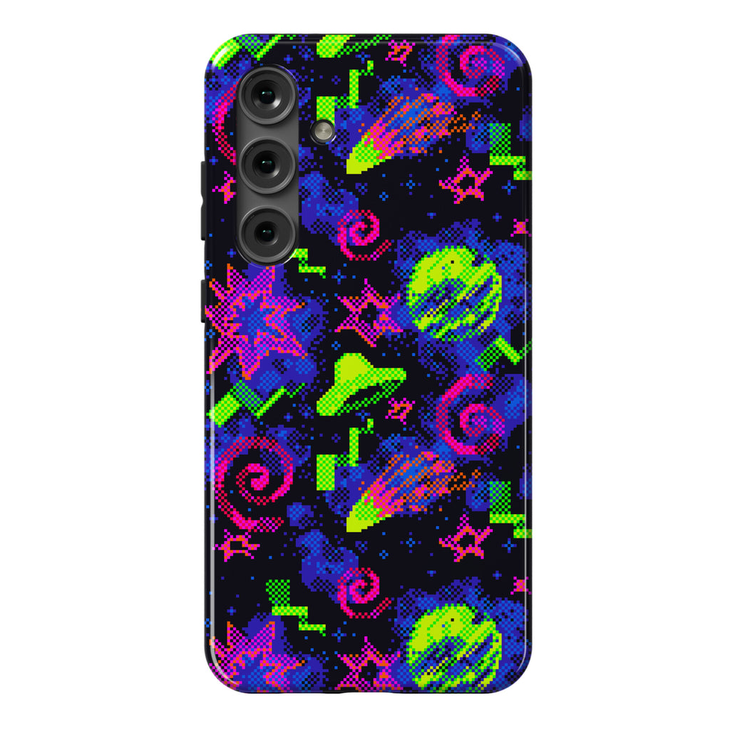 Faux Retro Arcade Carpet Pattern Phone Case