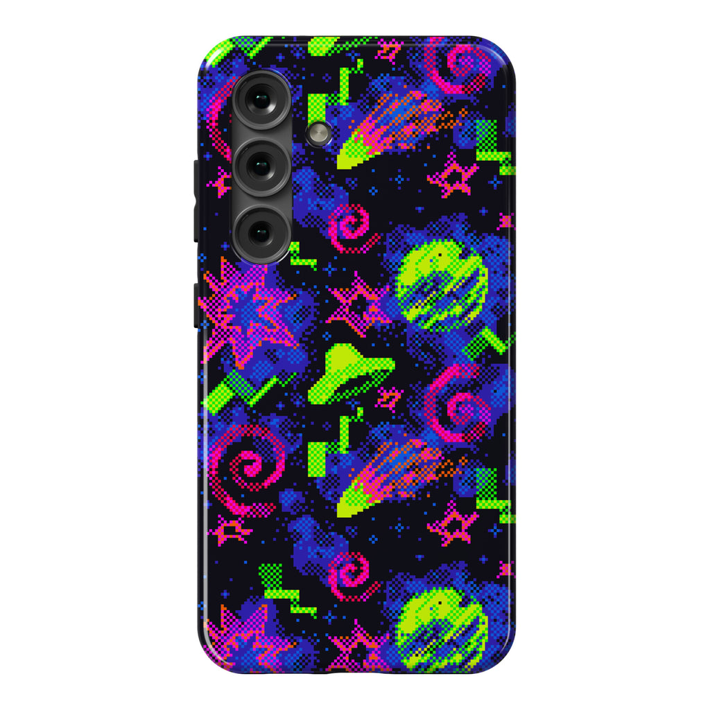 Faux Retro Arcade Carpet Pattern Phone Case