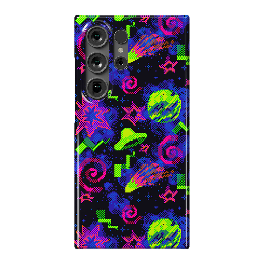 Faux Retro Arcade Carpet Pattern Phone Case