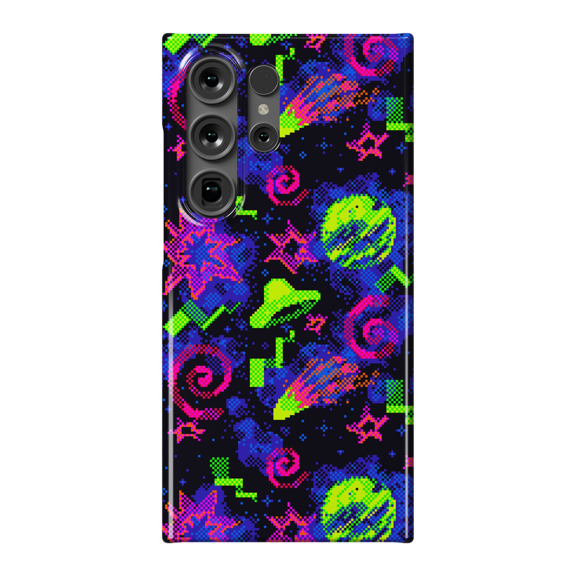 Faux Retro Arcade Carpet Pattern Phone Case