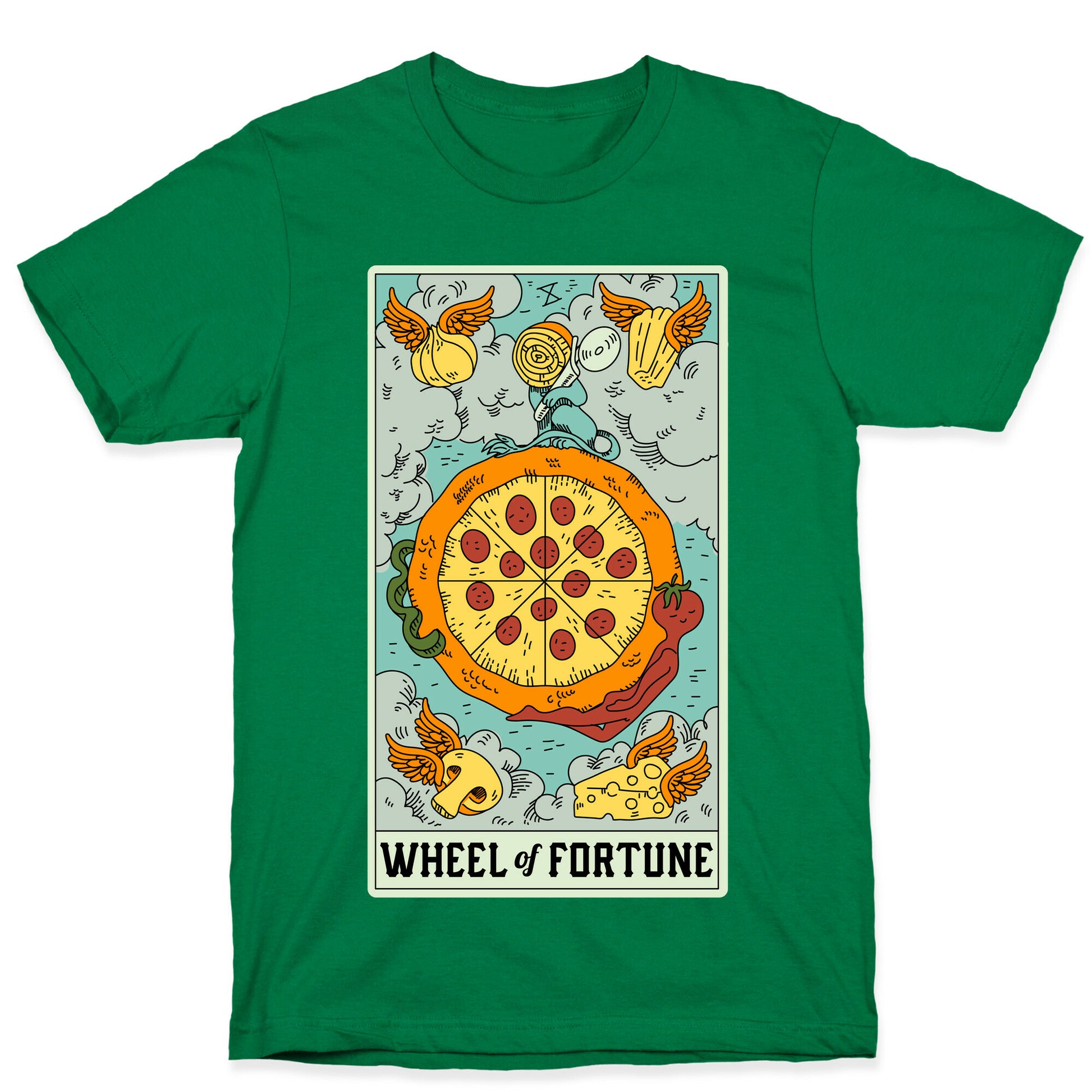 Wheel Of Fortune Pizza T-Shirt