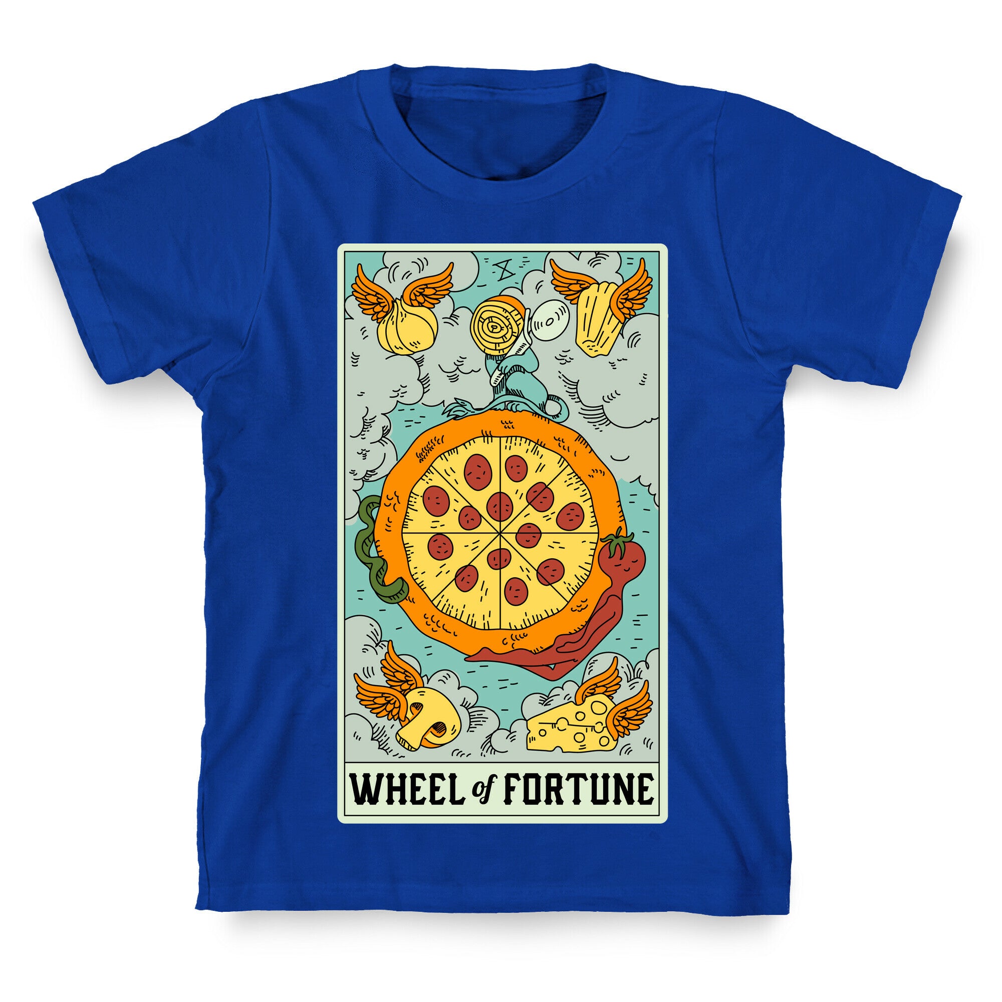 Wheel Of Fortune Pizza T-Shirt