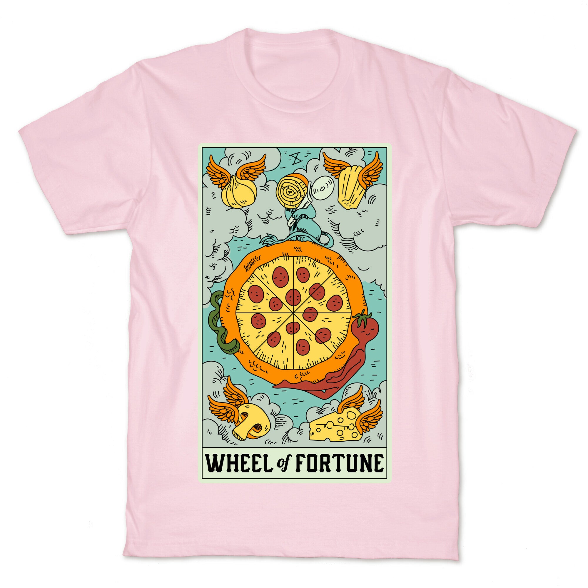 Wheel Of Fortune Pizza T-Shirt