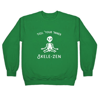 Feel Your Inner Skele-zen Crewneck Sweatshirt