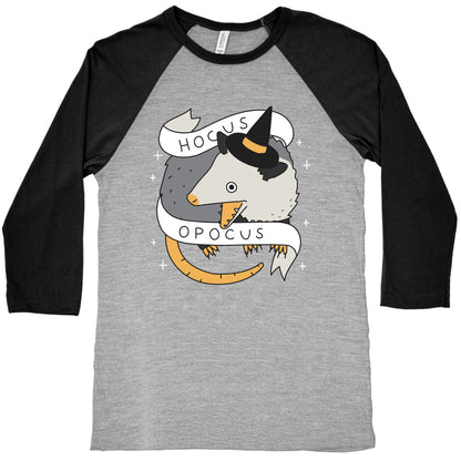 Hocus Opocus Opossum Baseball Tee