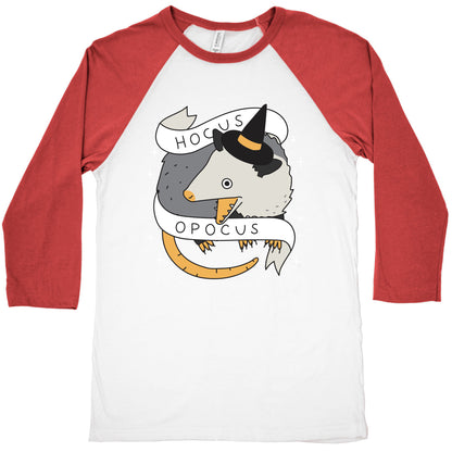 Hocus Opocus Opossum Baseball Tee