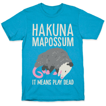 Hakuna Mapossum Unisex Triblend Tee