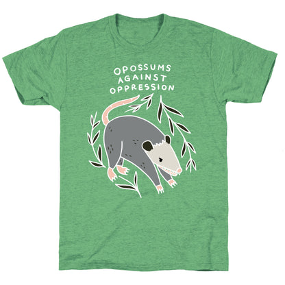 Opossums Against Oppression Unisex Triblend Tee