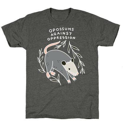 Opossums Against Oppression Unisex Triblend Tee