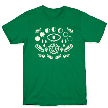 Occult Pixel Pattern T-Shirt