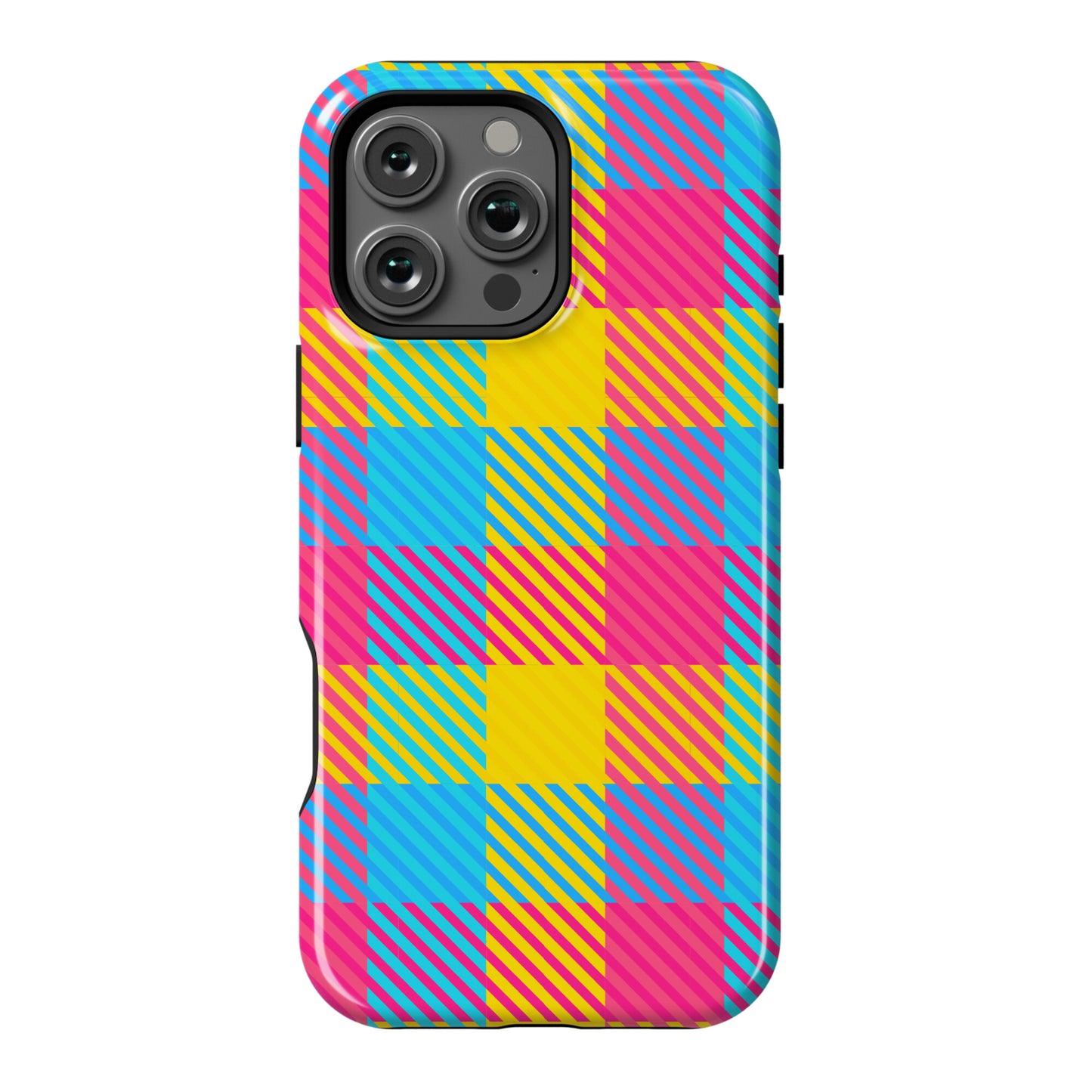 Pan Pride Flag Plaid  Phone Case