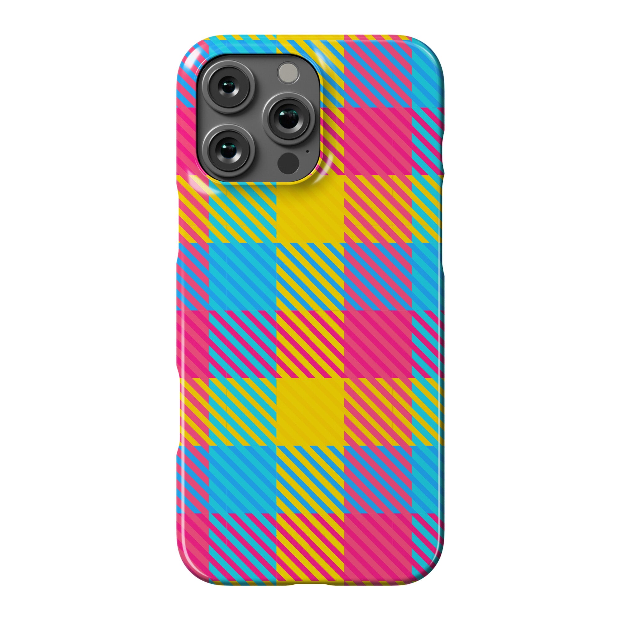 Pan Pride Flag Plaid  Phone Case