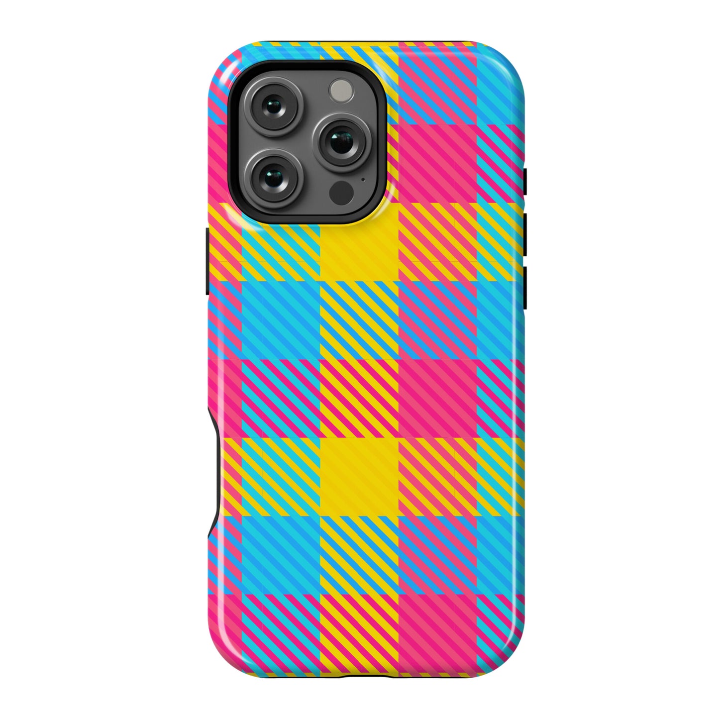 Pan Pride Flag Plaid  Phone Case