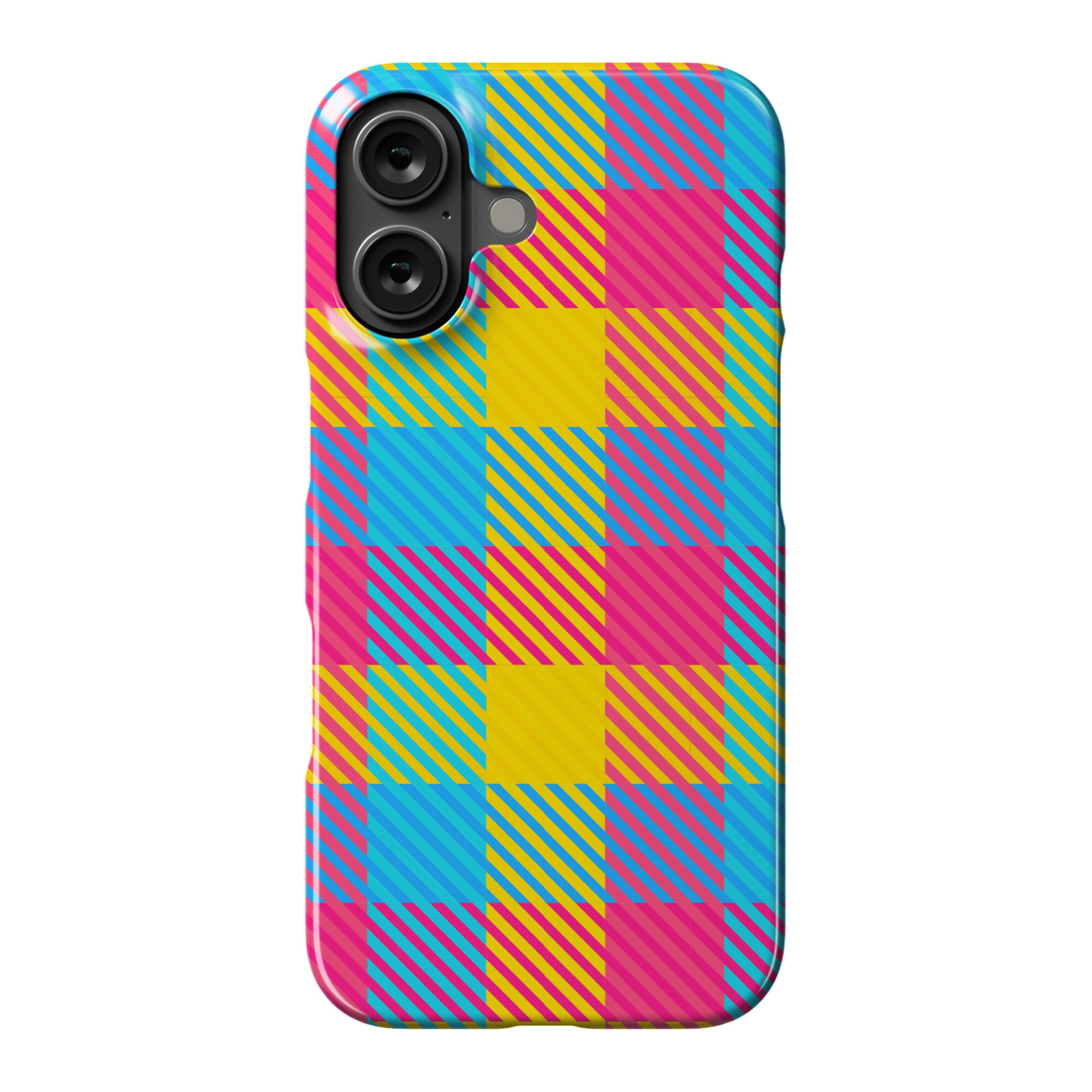 Pan Pride Flag Plaid  Phone Case