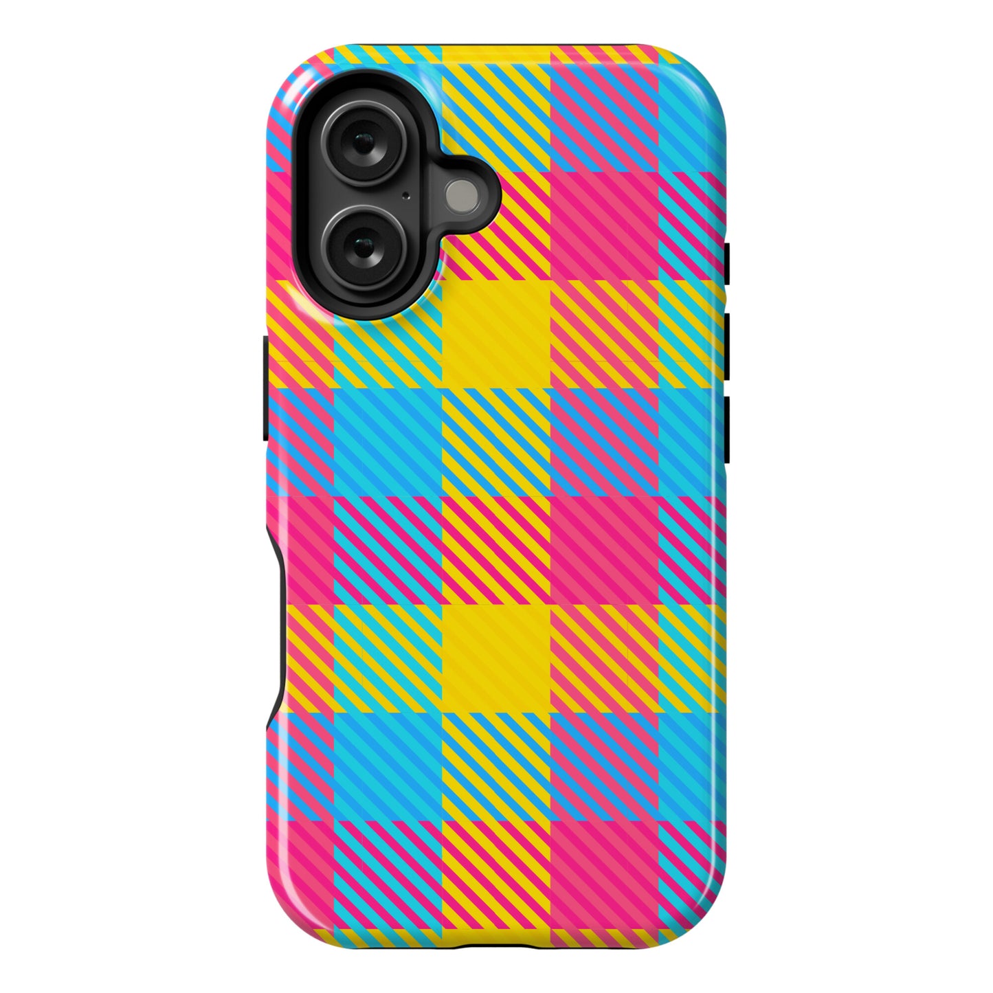 Pan Pride Flag Plaid  Phone Case