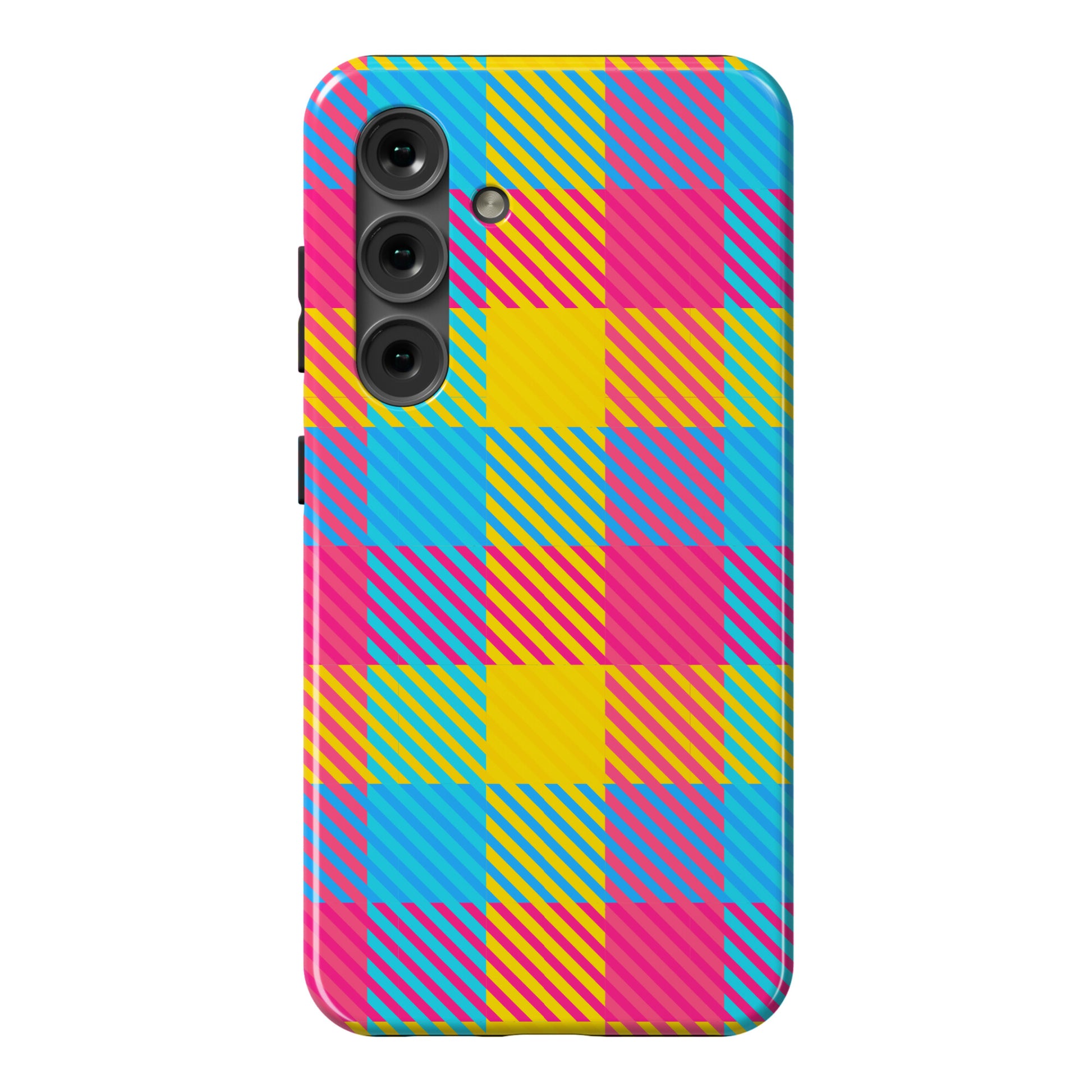 Pan Pride Flag Plaid  Phone Case