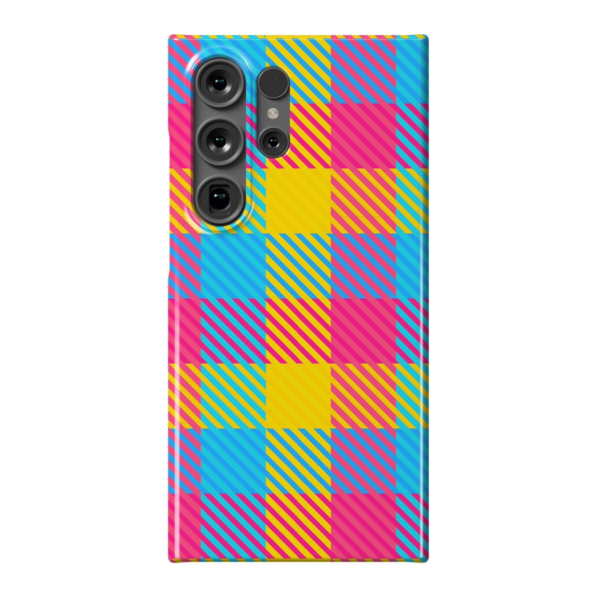 Pan Pride Flag Plaid  Phone Case
