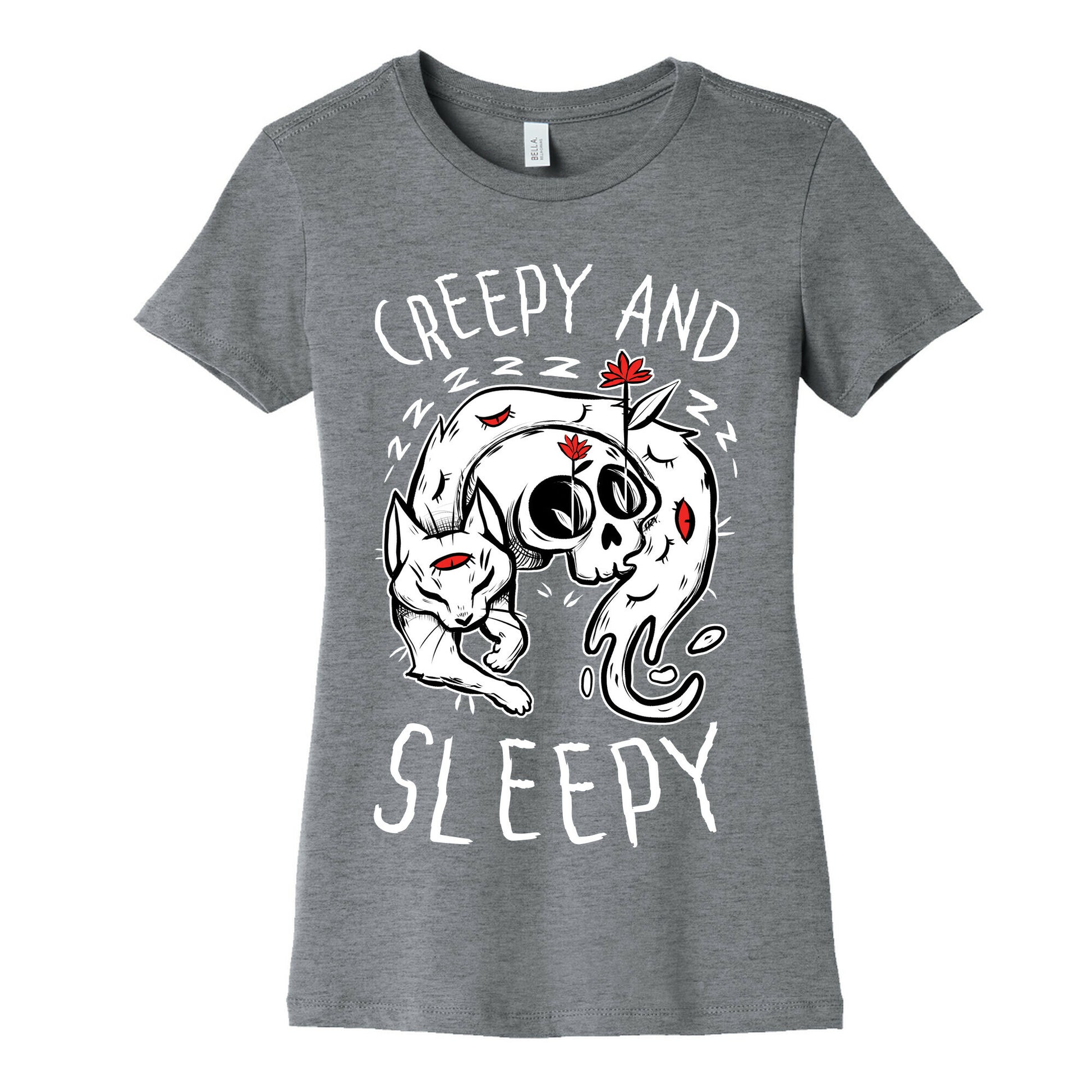 Creepy And Sleepy Women's Cotton Tee