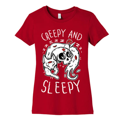 Creepy And Sleepy Women's Cotton Tee