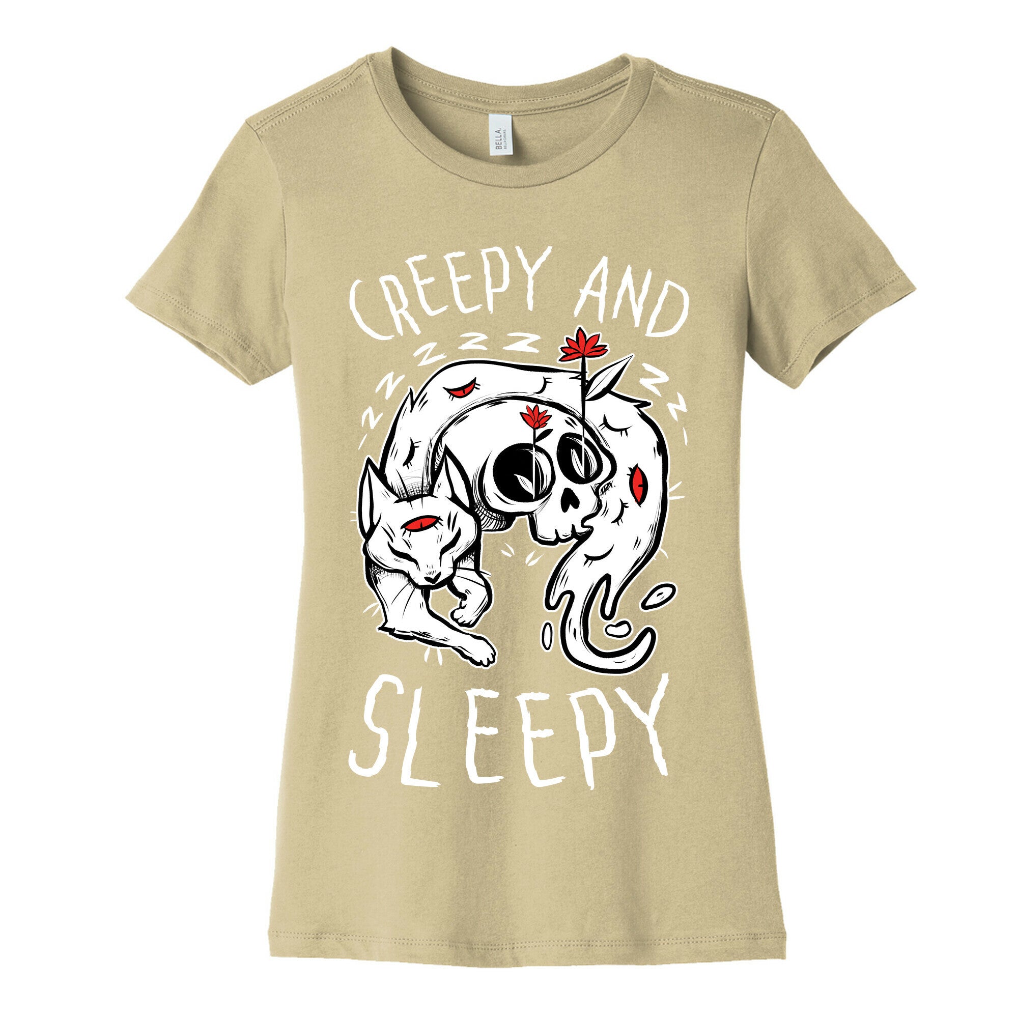 Creepy And Sleepy Women's Cotton Tee