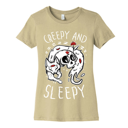 Creepy And Sleepy Women's Cotton Tee