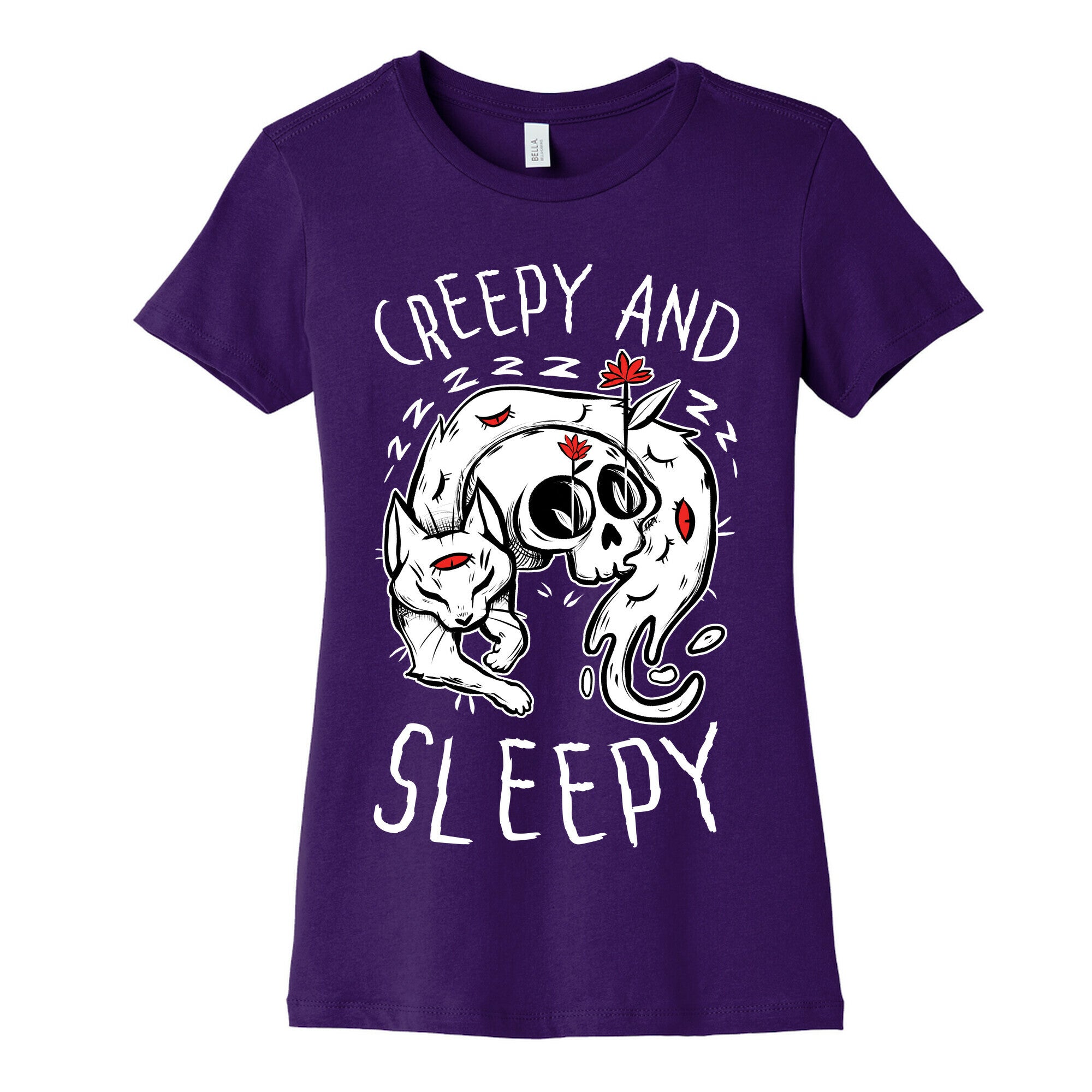 Creepy And Sleepy Women's Cotton Tee