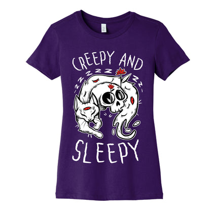Creepy And Sleepy Women's Cotton Tee