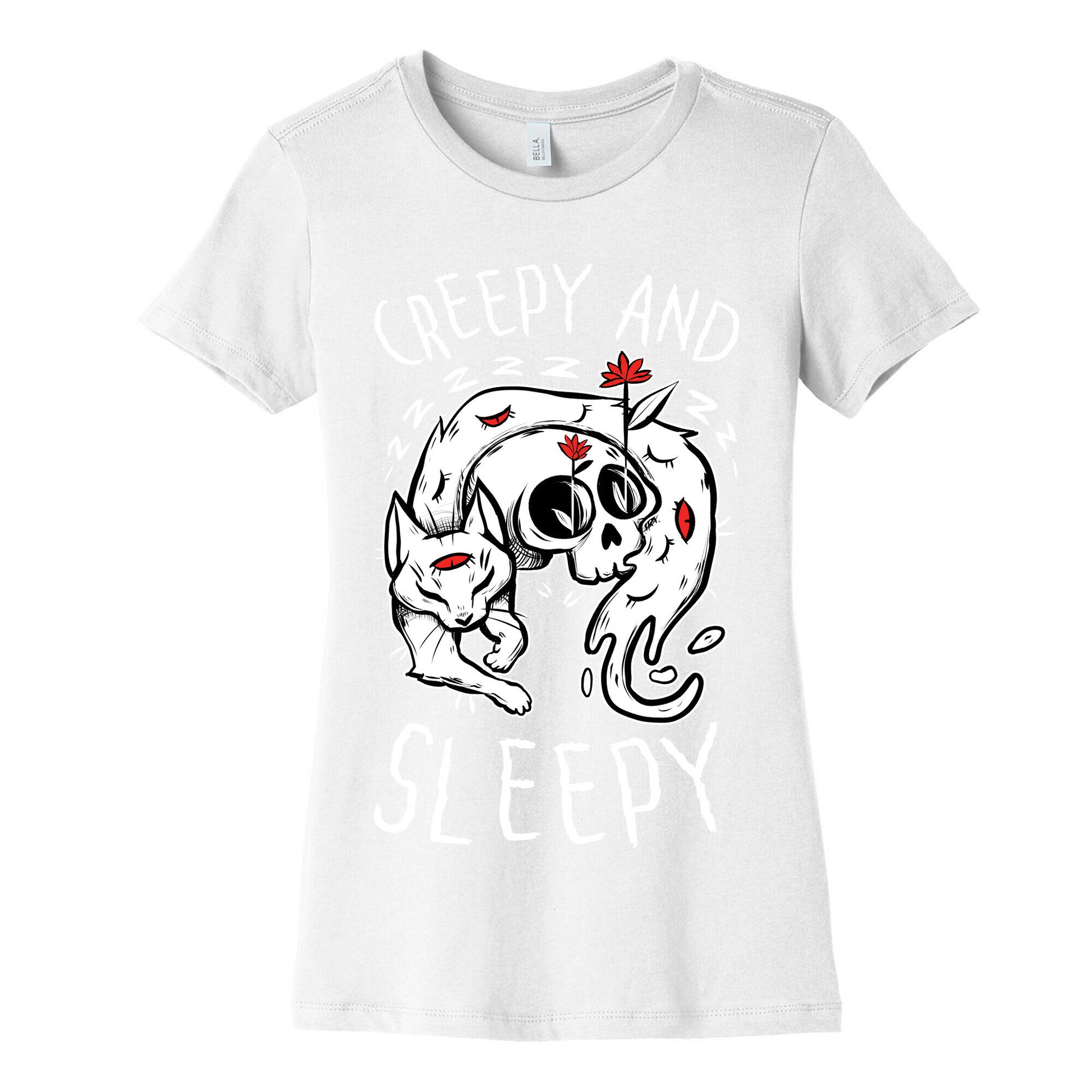 Creepy And Sleepy Women's Cotton Tee