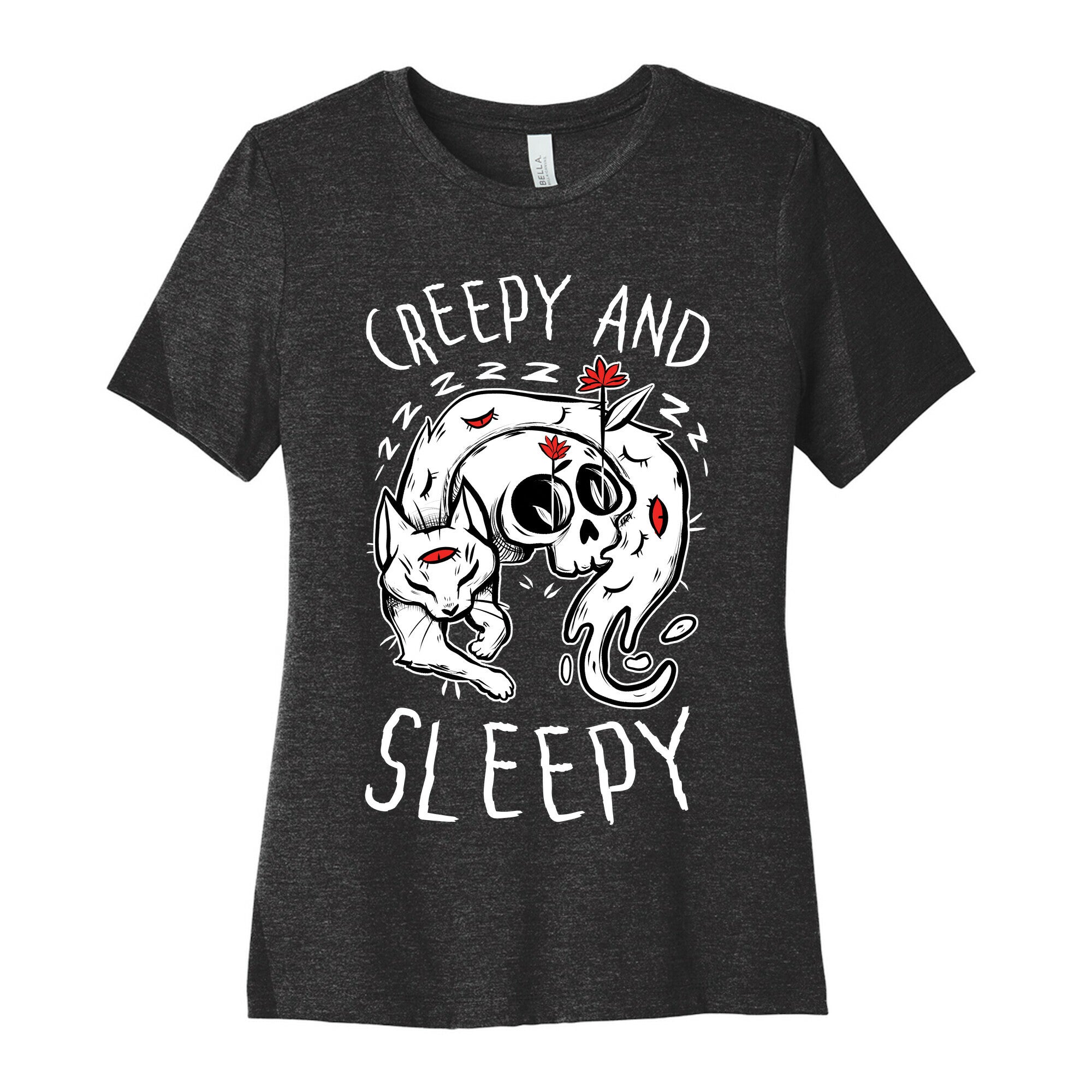 Creepy And Sleepy Women's Cotton Tee