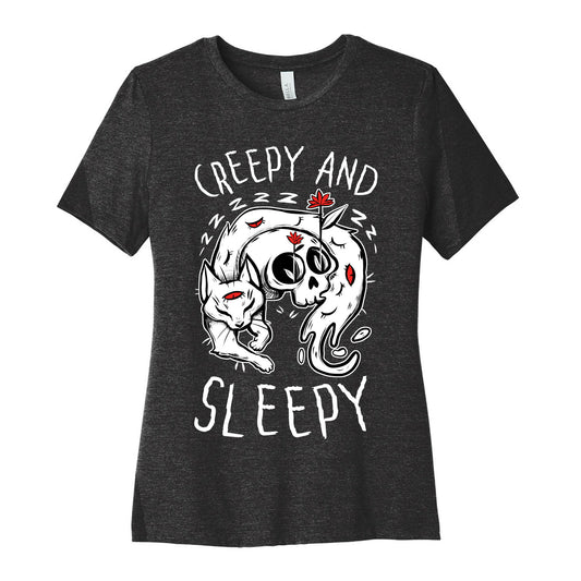 Creepy And Sleepy Women's Cotton Tee