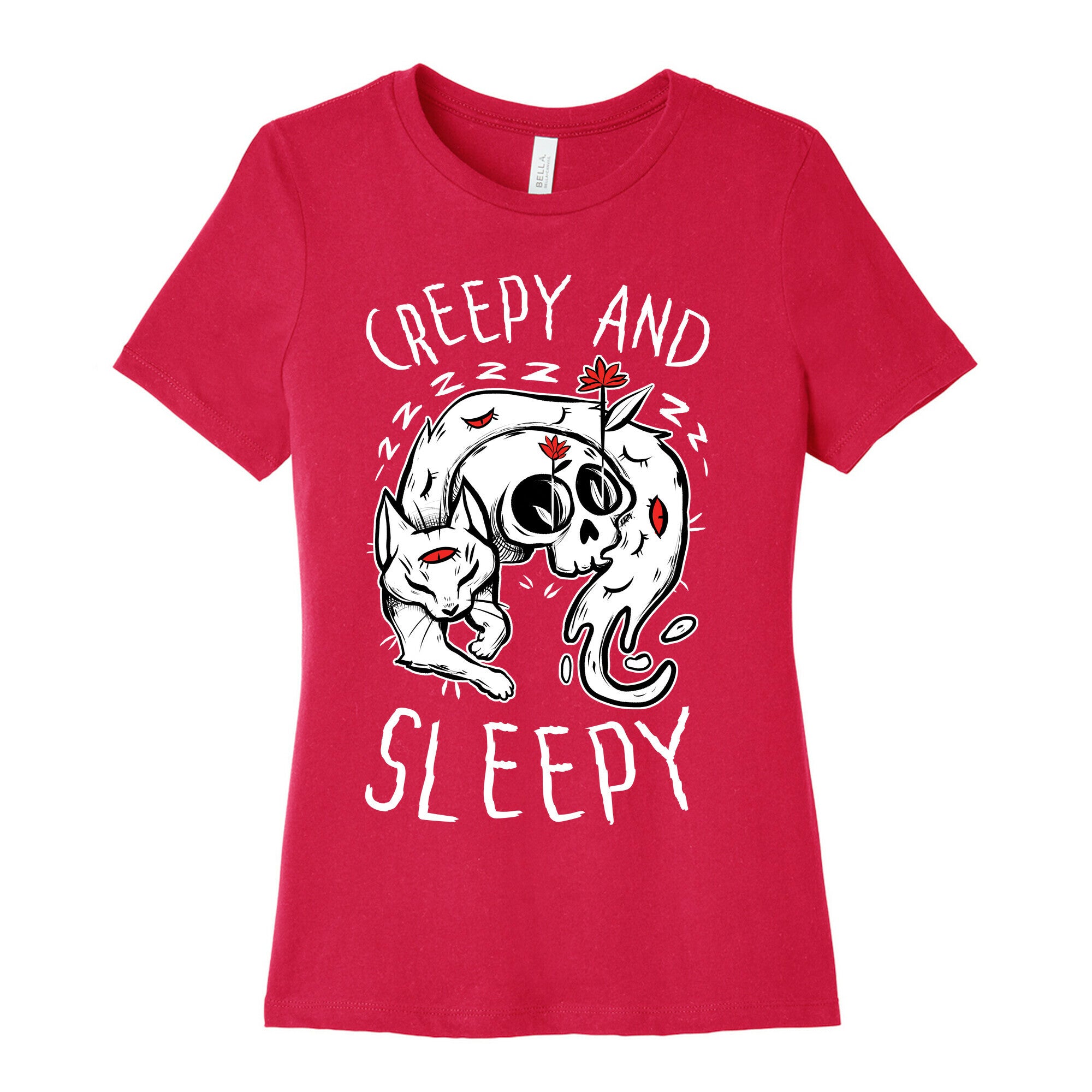Creepy And Sleepy Women's Cotton Tee