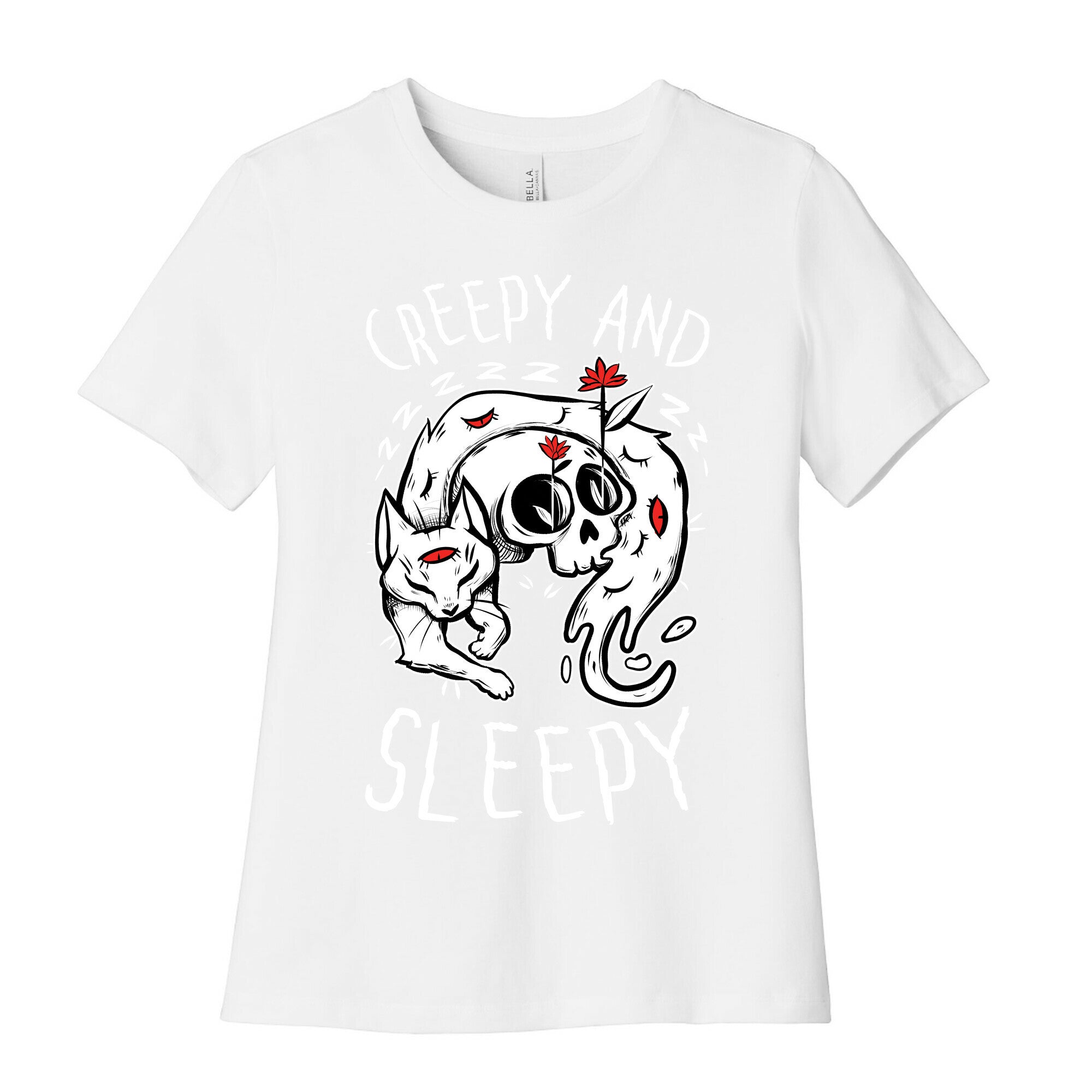 Creepy And Sleepy Women's Cotton Tee