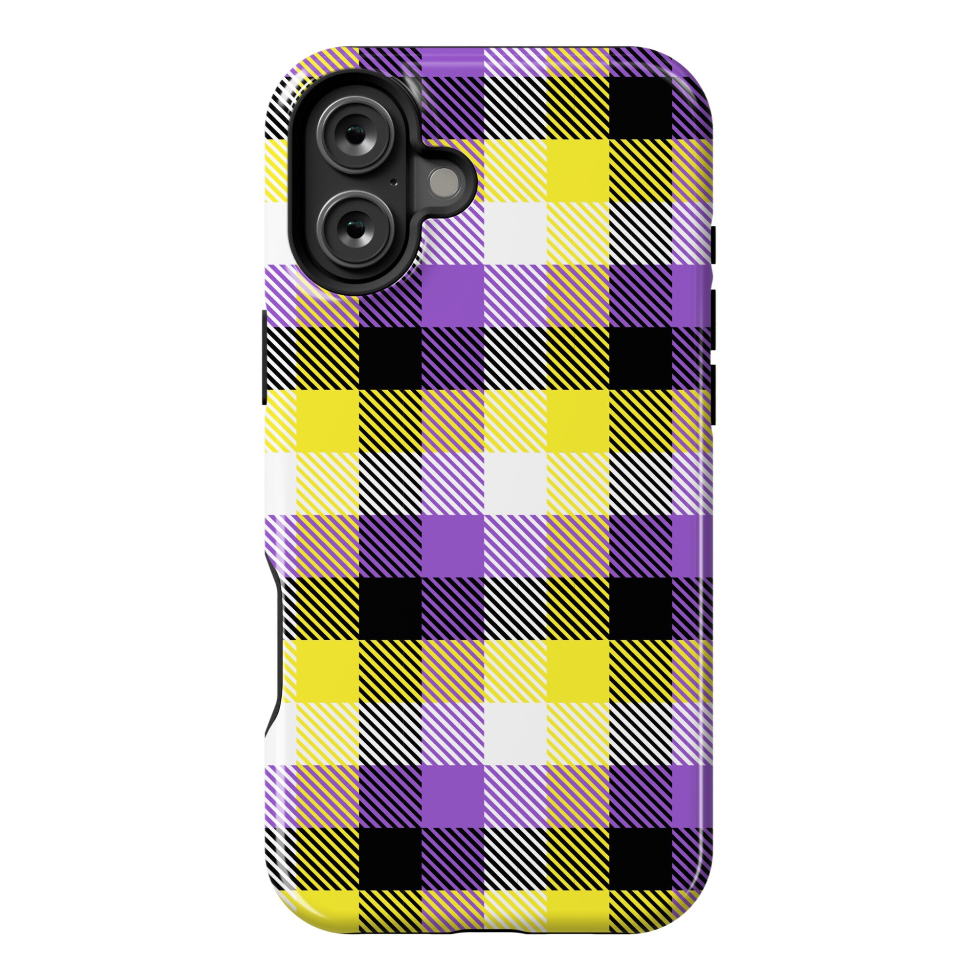Nonbinary Pride Flag Plaid Phone Case