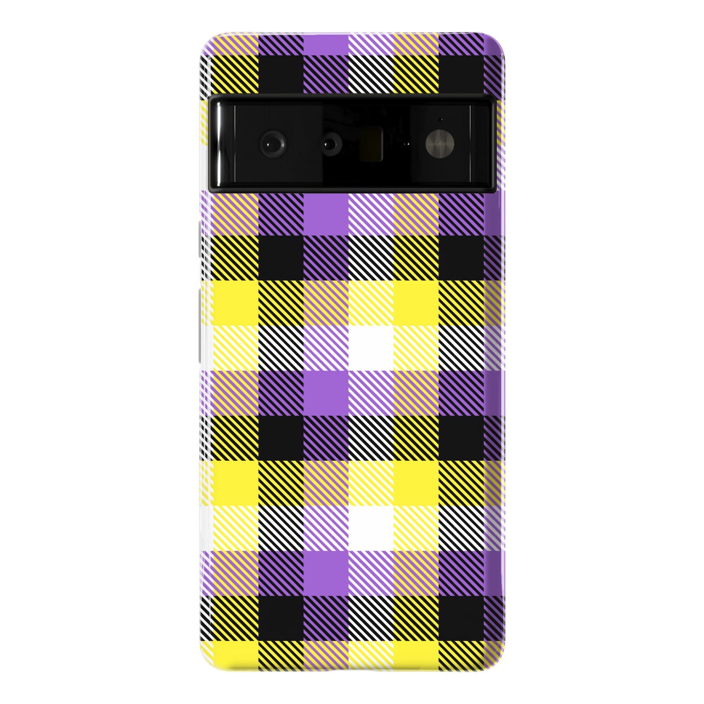 Nonbinary Pride Flag Plaid Phone Case