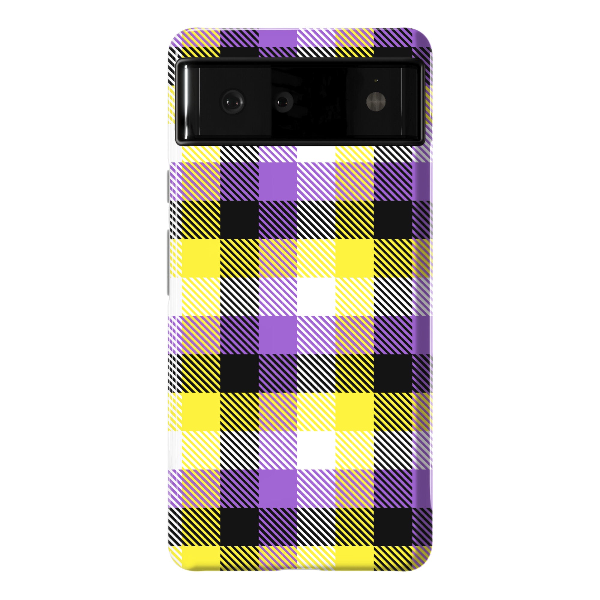 Nonbinary Pride Flag Plaid Phone Case