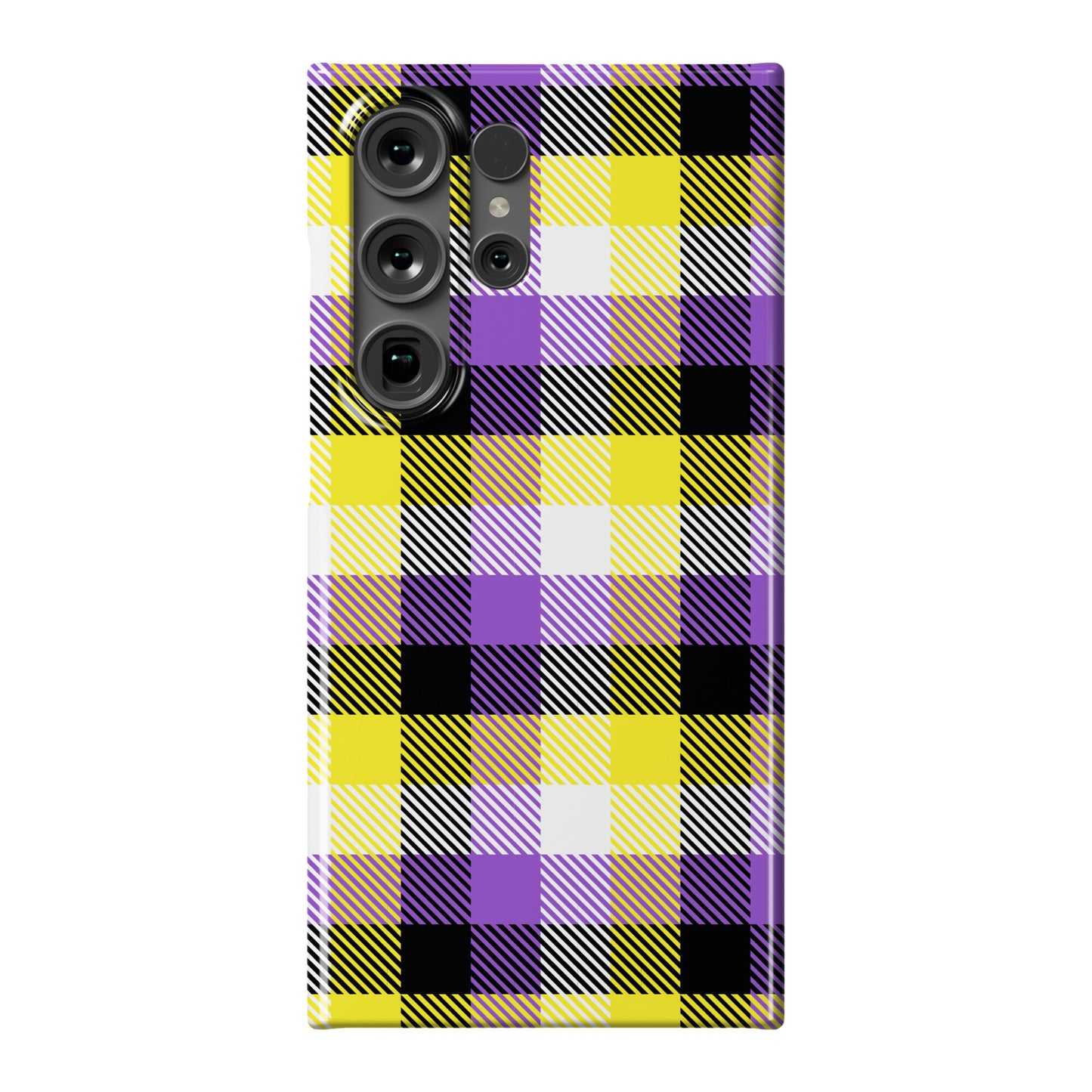 Nonbinary Pride Flag Plaid Phone Case