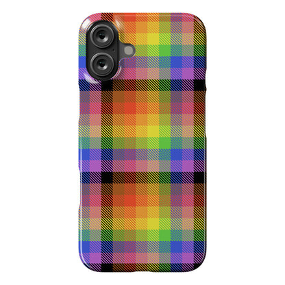 Pride Flag Plaid Phone Case