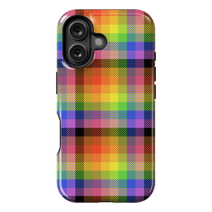 Pride Flag Plaid Phone Case