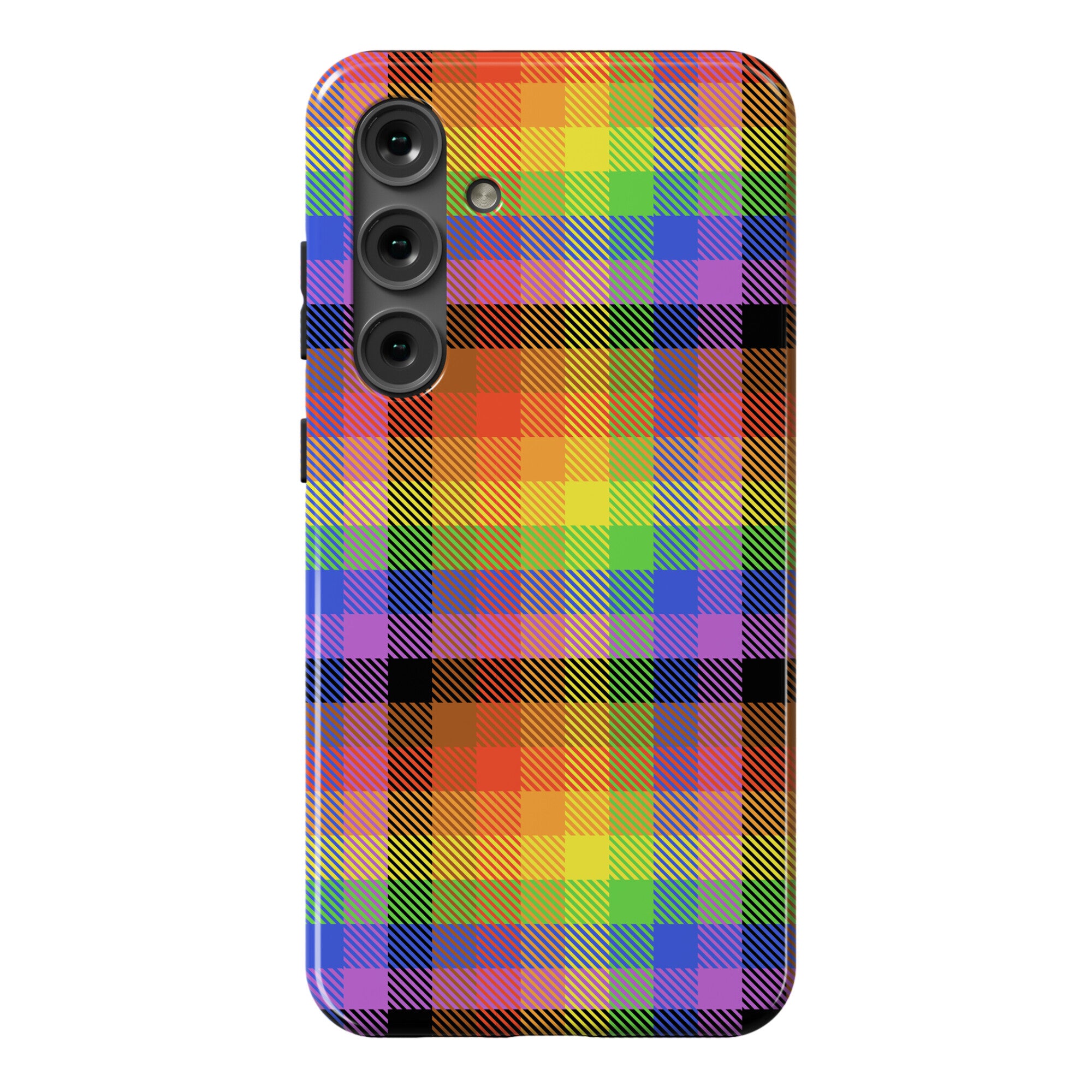 Pride Flag Plaid Phone Case