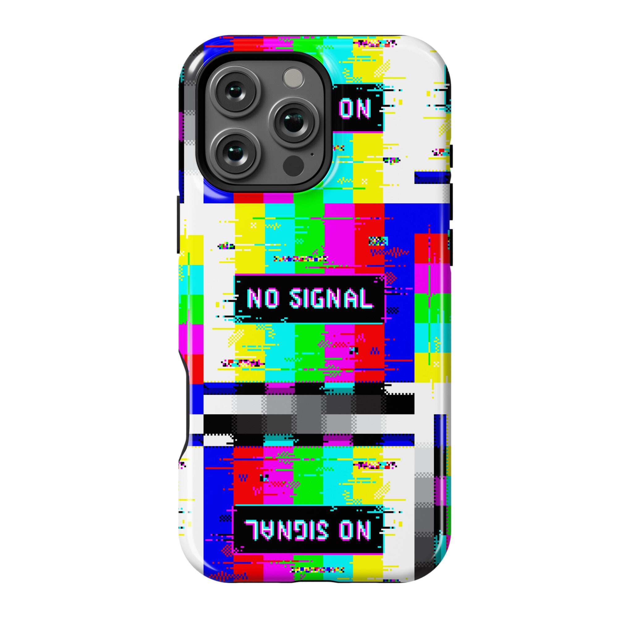Glitchy No Signal Bars Phone Case