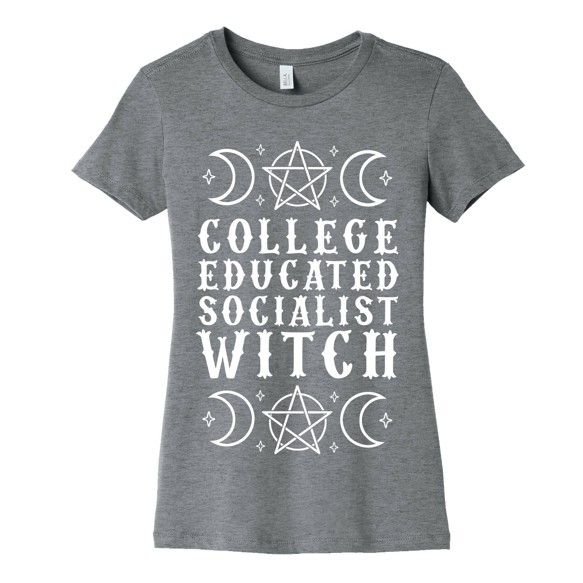 College Educated Socialist Witch Women's Cotton Tee