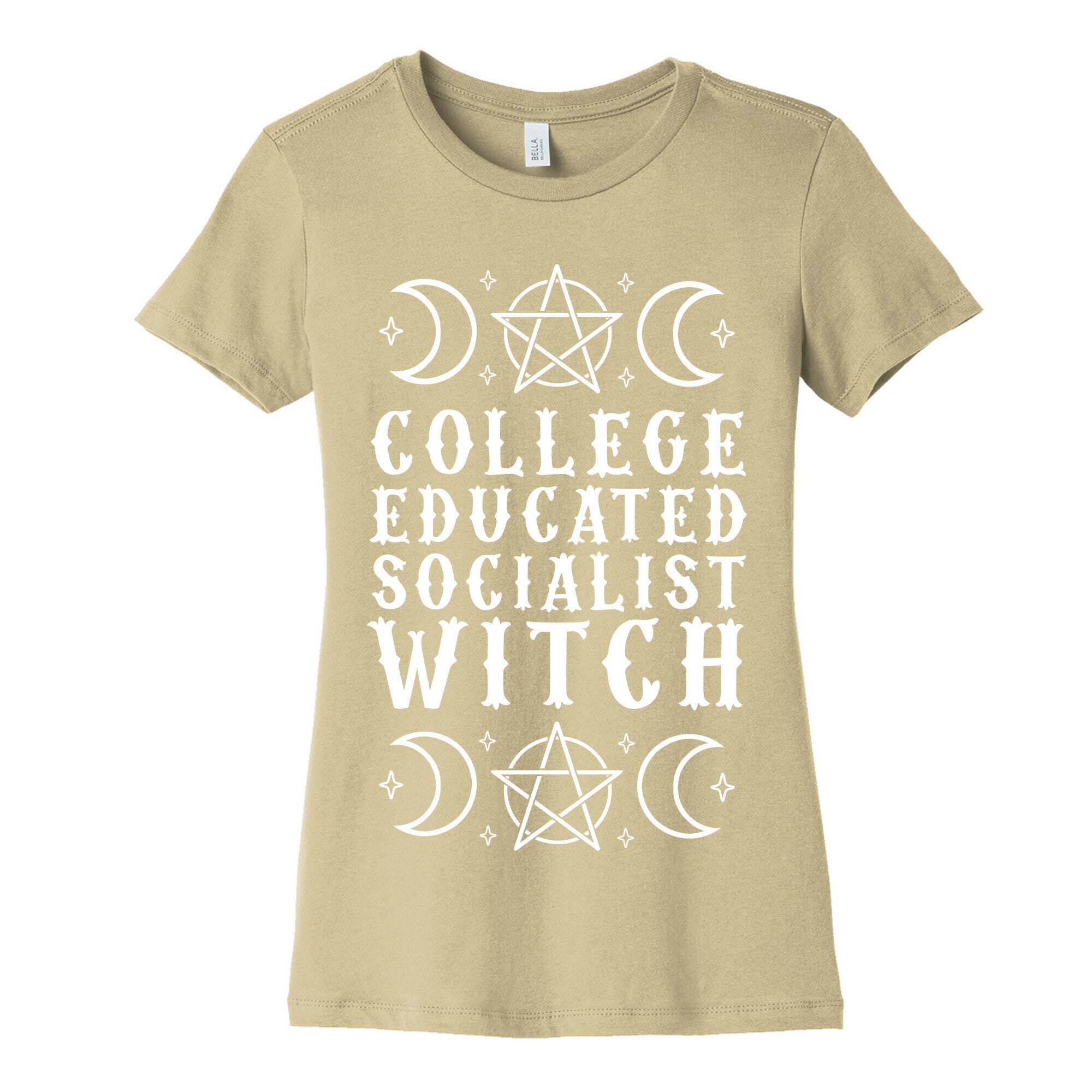 College Educated Socialist Witch Women's Cotton Tee
