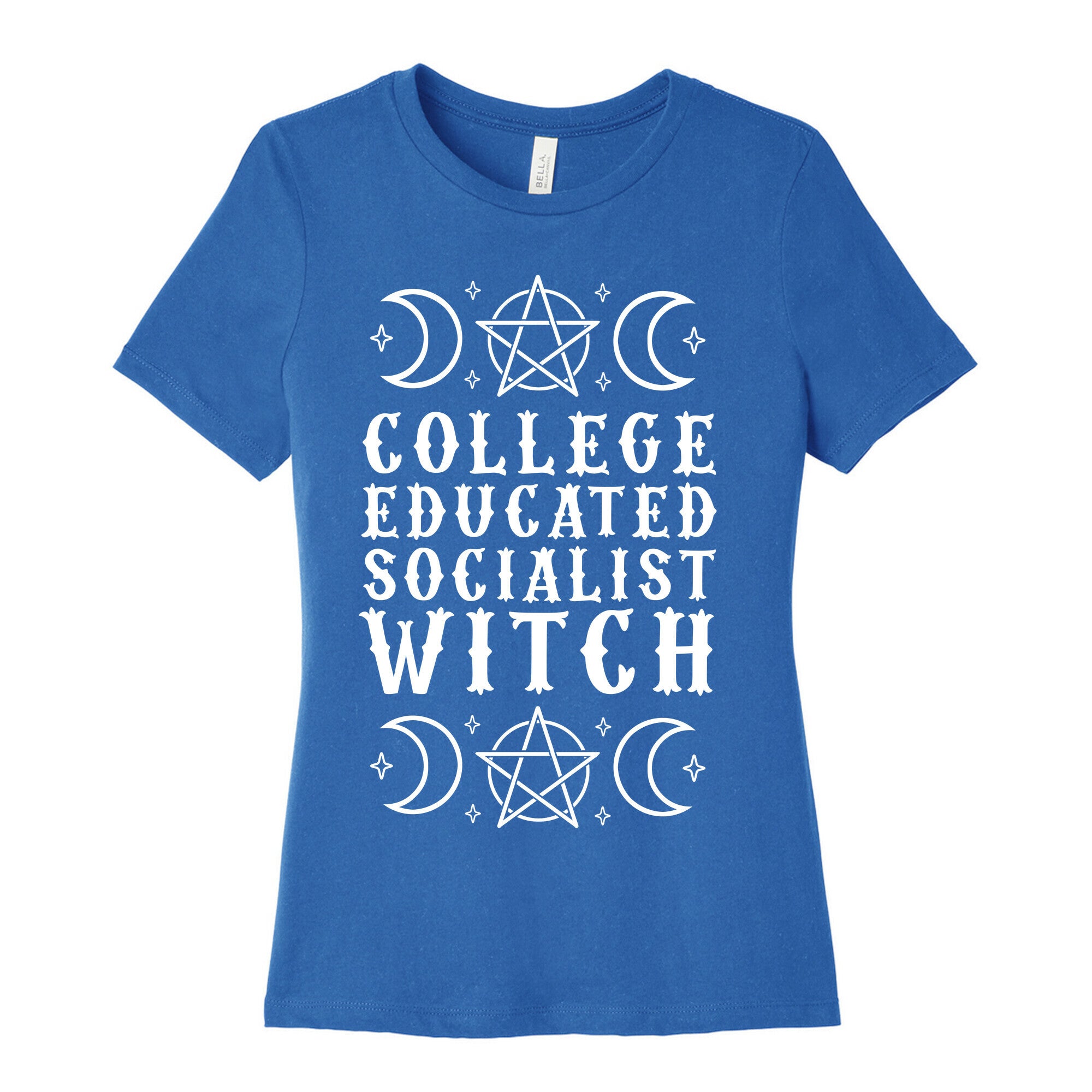 College Educated Socialist Witch Women's Cotton Tee