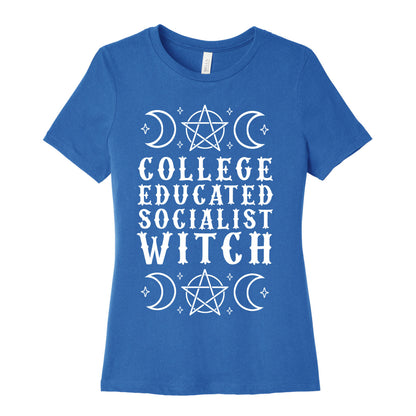 College Educated Socialist Witch Women's Cotton Tee