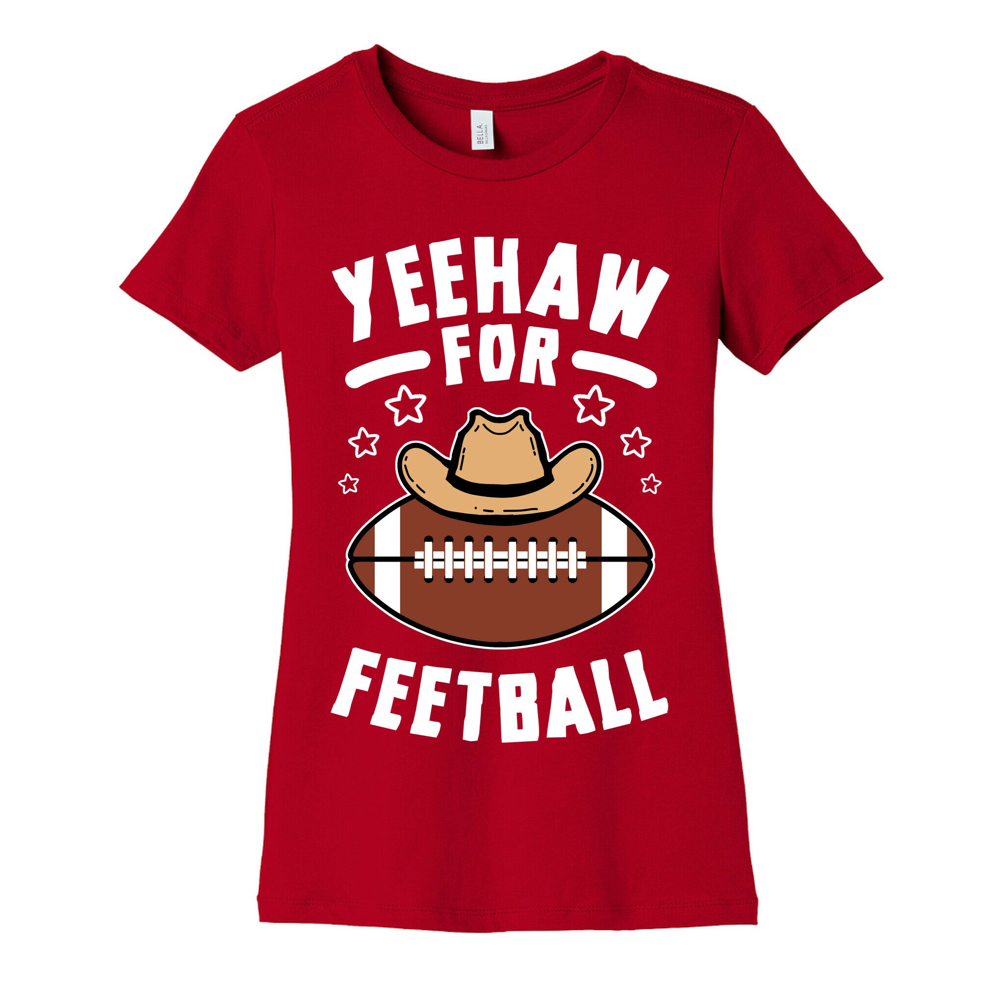 Yeehaw For Feetball Women's Cotton Tee