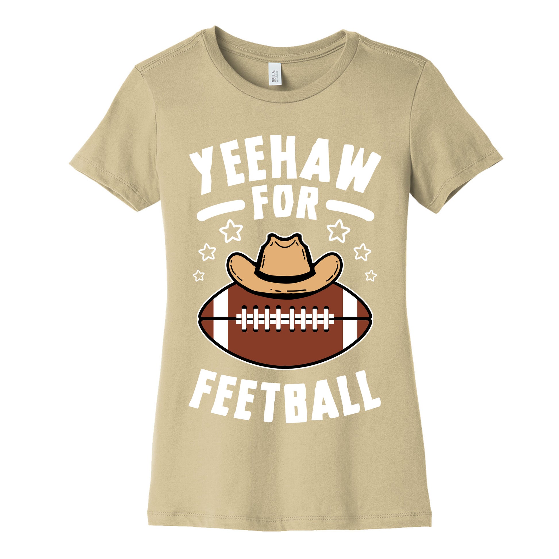 Yeehaw For Feetball Women's Cotton Tee
