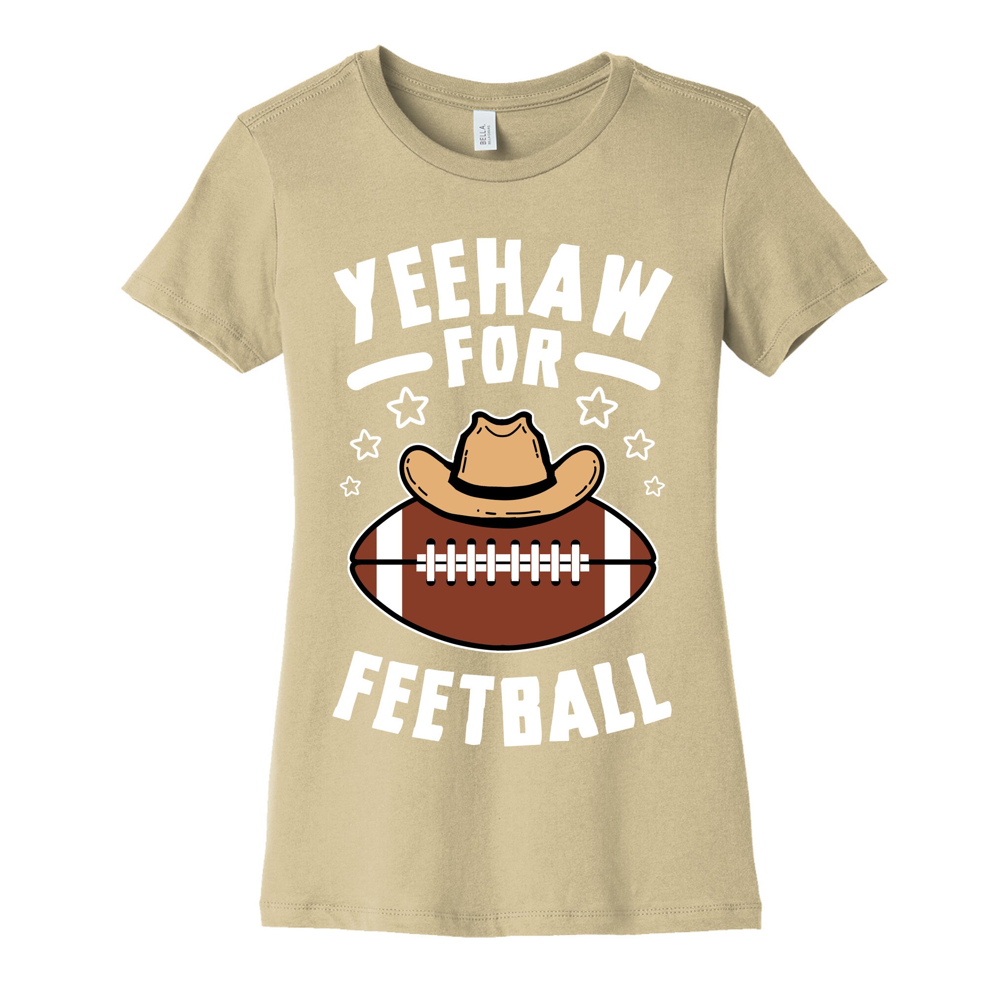 Yeehaw For Feetball Women's Cotton Tee