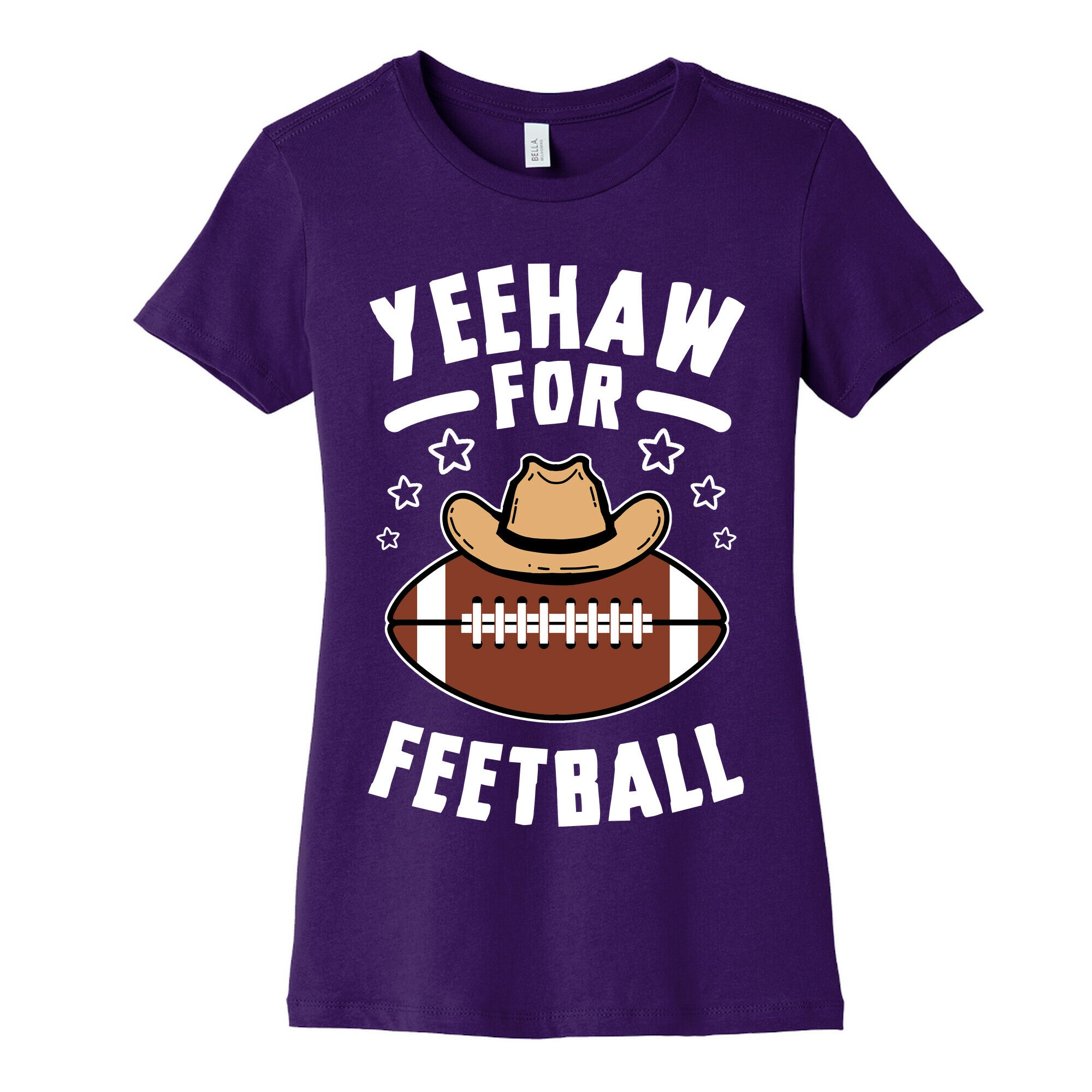 Yeehaw For Feetball Women's Cotton Tee