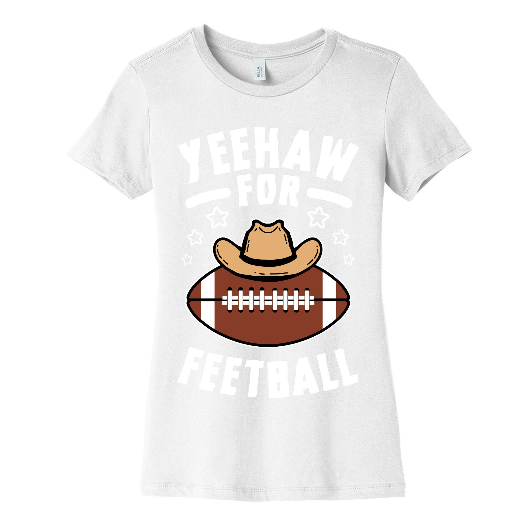 Yeehaw For Feetball Women's Cotton Tee