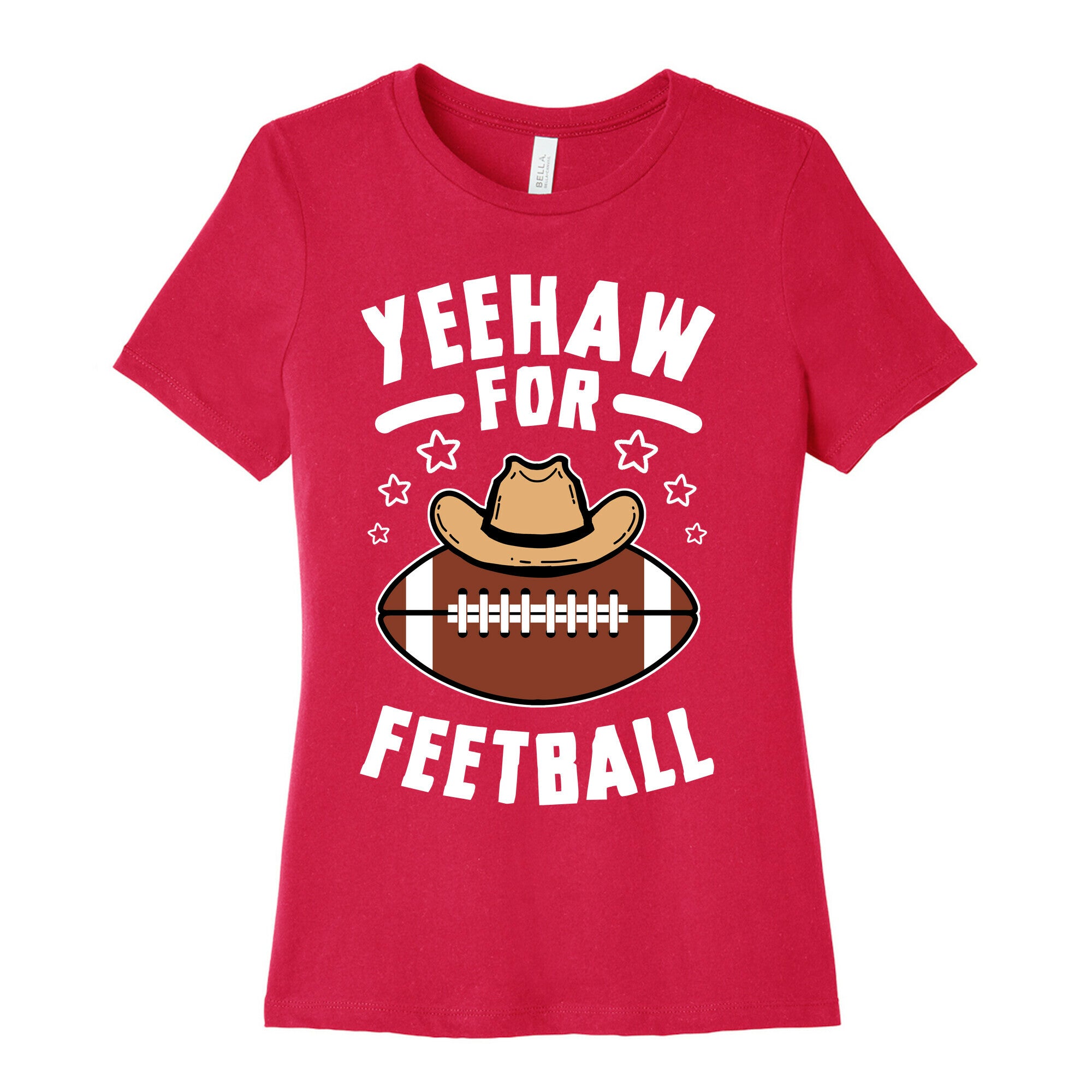 Yeehaw For Feetball Women's Cotton Tee